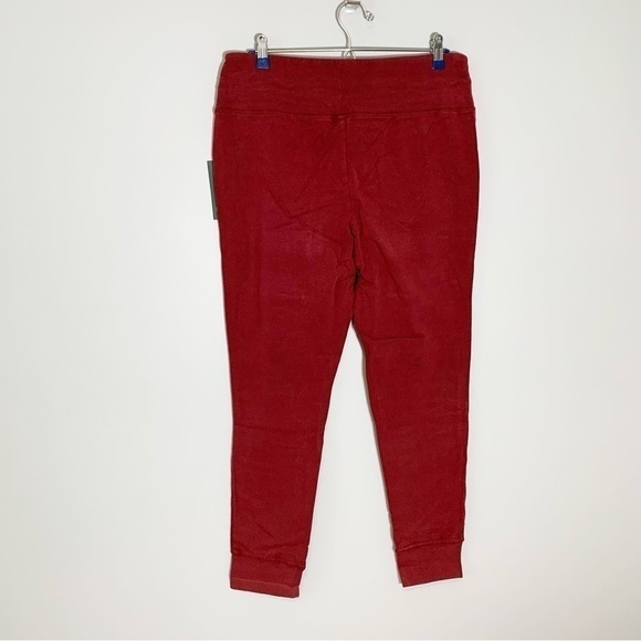 NEW Wild Fable Maroon pull on elastic waist drawstring tapered leg joggers - Picture 8 of 9